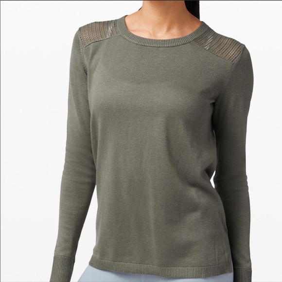 lululemon athletica Tops - Lululemon Back to Balance Sweater